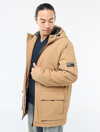 Parka leggera con cappuccio idrorepellente