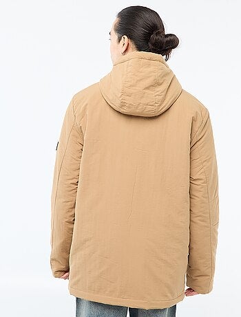 Parka leggera con cappuccio idrorepellente