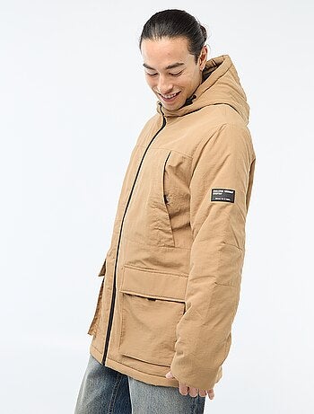 Parka leggera con cappuccio idrorepellente