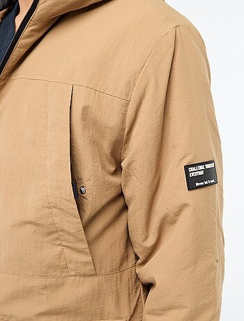 Parka leggera con cappuccio idrorepellente