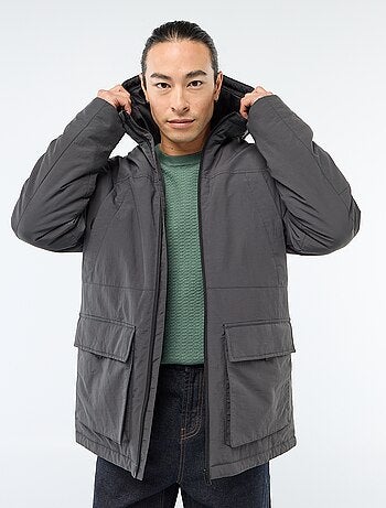 Parka leggera con cappuccio idrorepellente