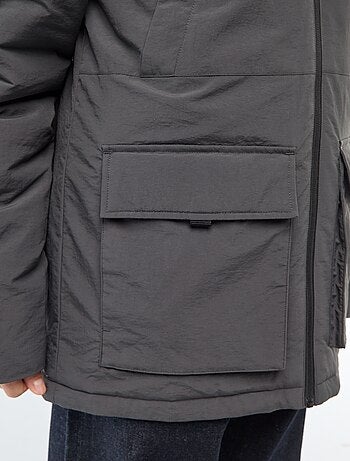 Parka leggera con cappuccio idrorepellente