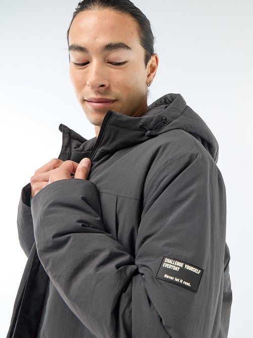 Parka leggera con cappuccio idrorepellente - Kiabi