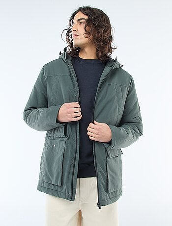 Parka leggera con cappuccio idrorepellente