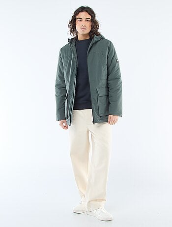 Parka leggera con cappuccio idrorepellente