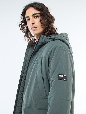 Parka leggera con cappuccio idrorepellente