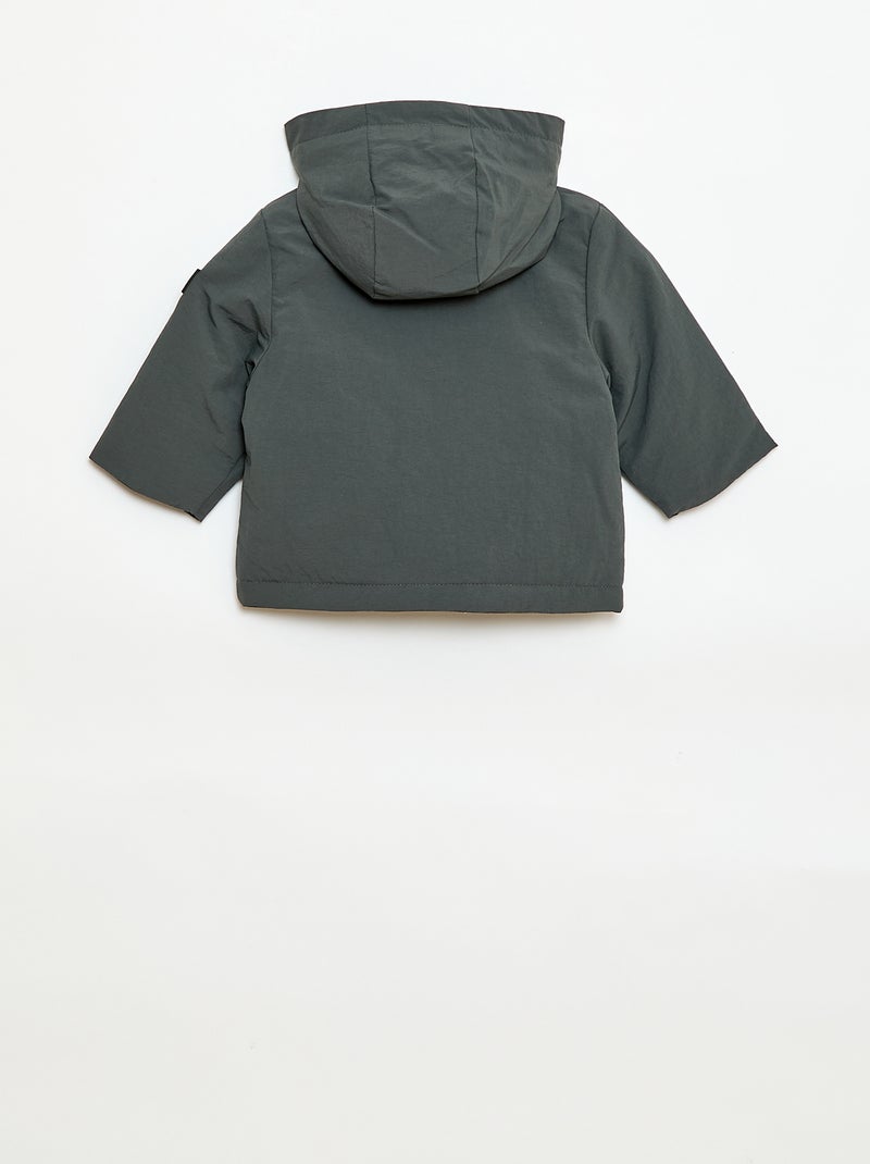 Parka leggera con cappuccio Verde - Kiabi