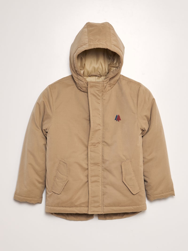 Parka leggero con cappuccio BEIGE - Kiabi