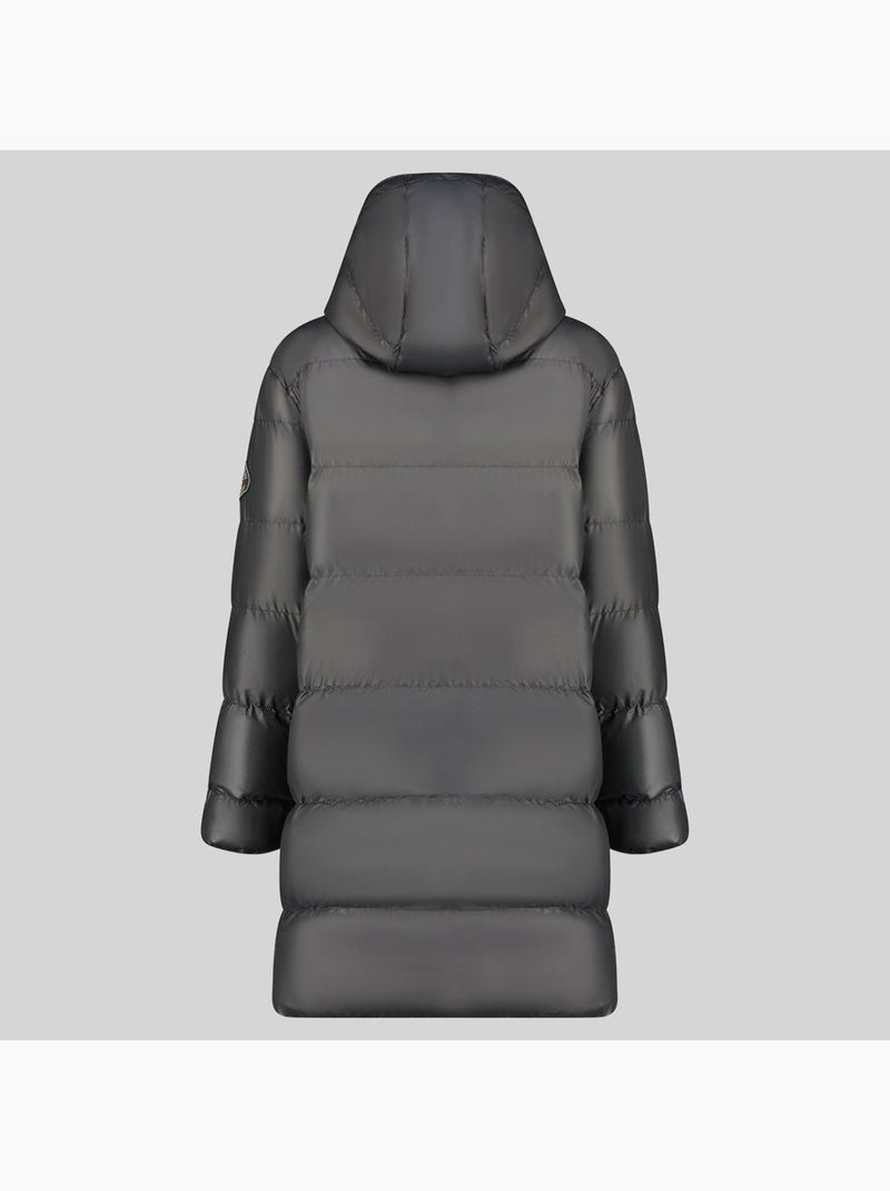 Parka lunga con cappuccio adrianna – geographical norway Nero - Kiabi