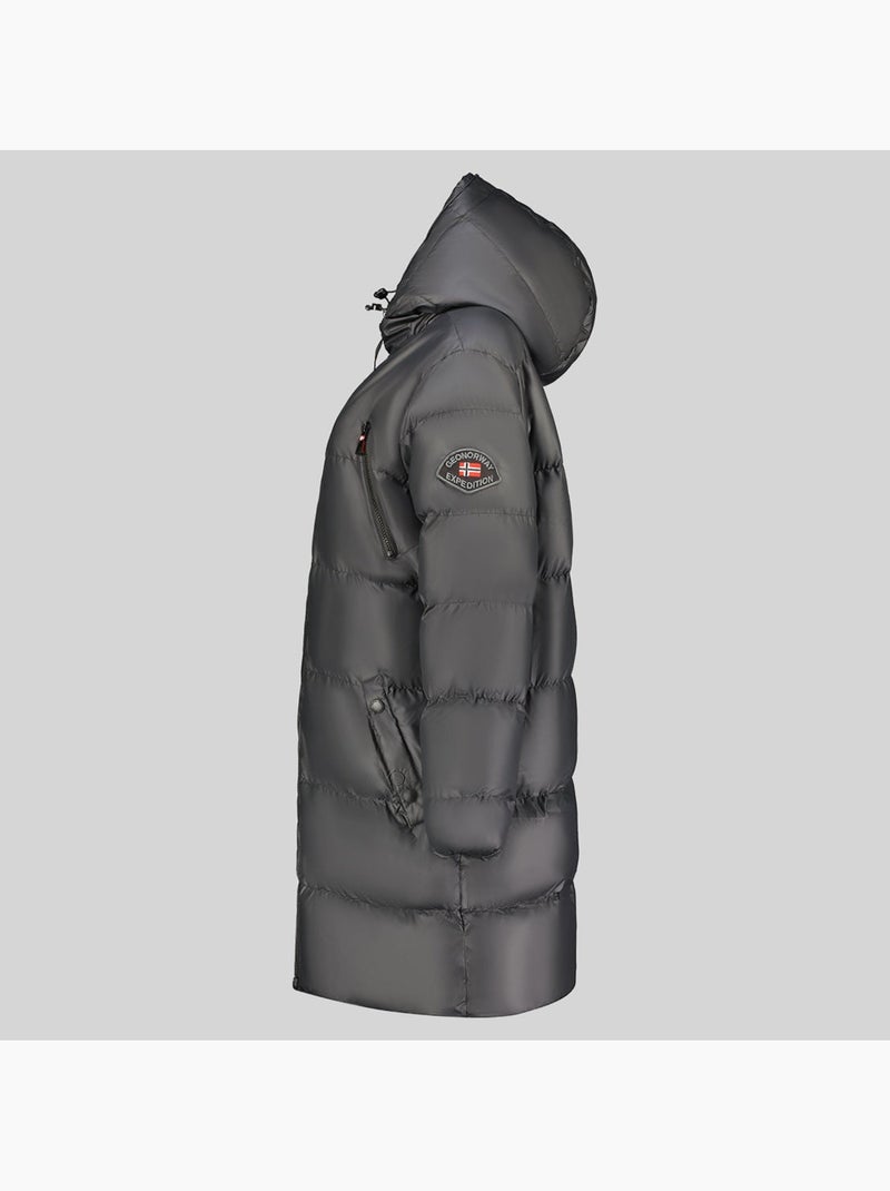 Parka lunga con cappuccio adrianna – geographical norway Nero - Kiabi