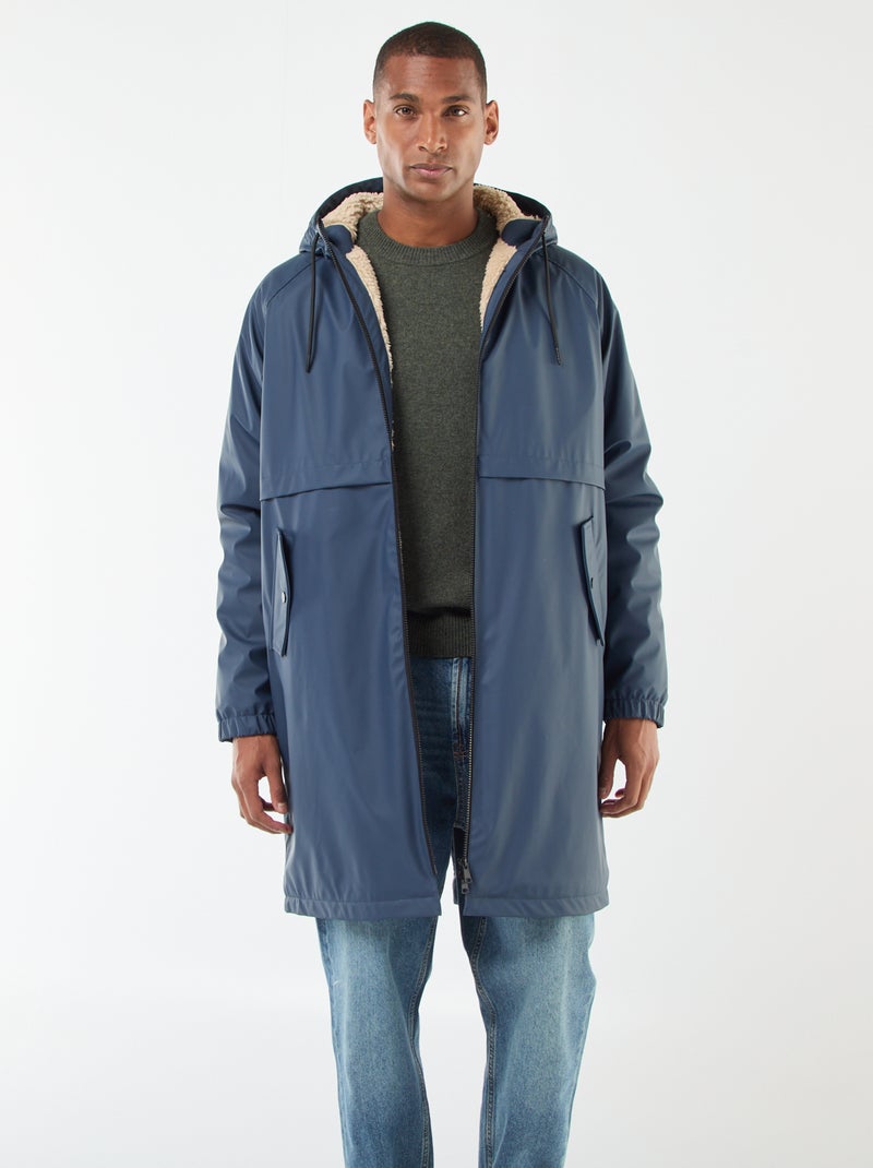 Parka Giaccone Impermeabile Con Cappuccio Uomo Parka Uomo