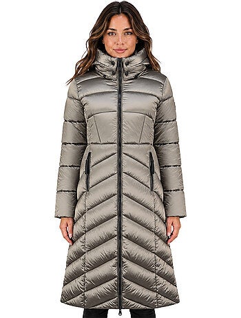 Parka lungo con cappuccio blancheoral long – kaporal