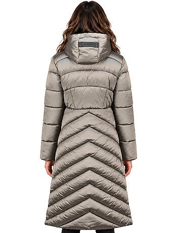 Parka lungo con cappuccio blancheoral long – kaporal
