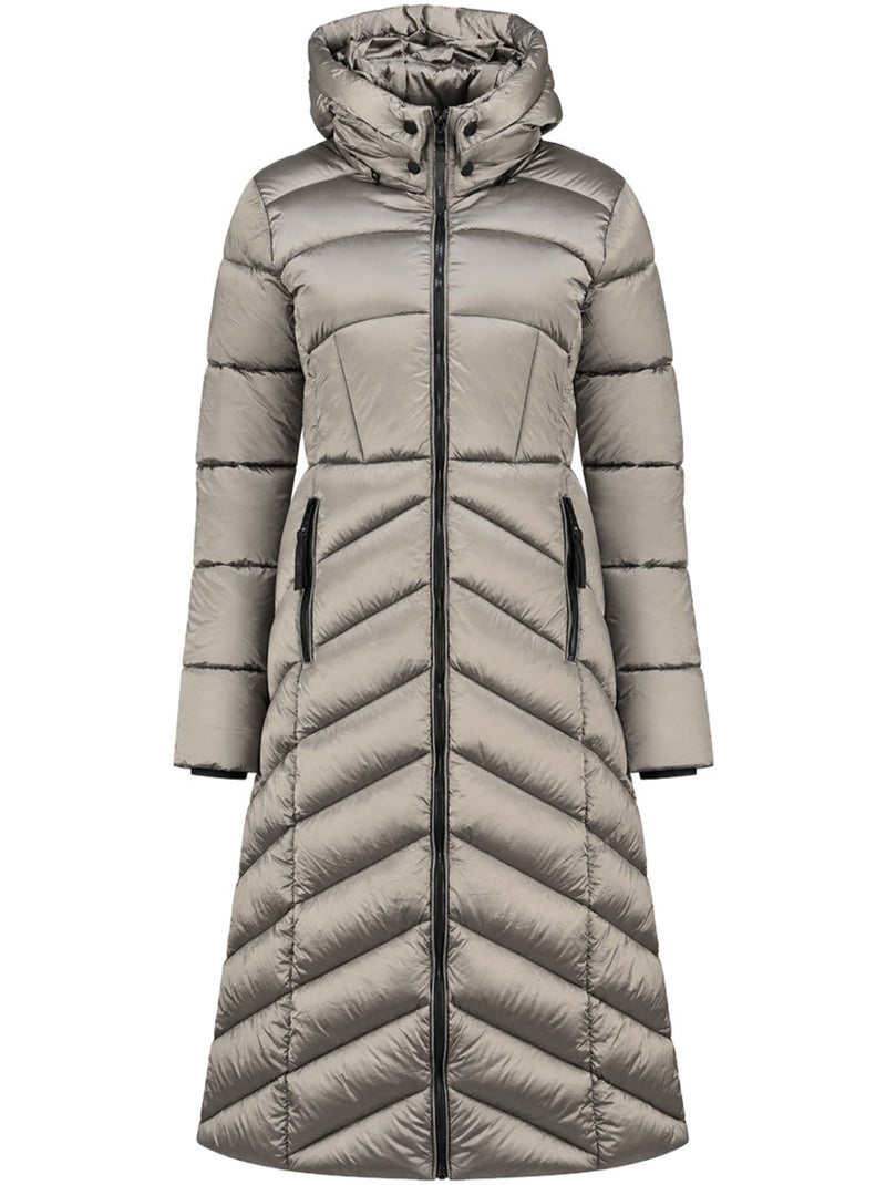Parka lungo con cappuccio blancheoral long – kaporal Grigio chiaro - Kiabi
