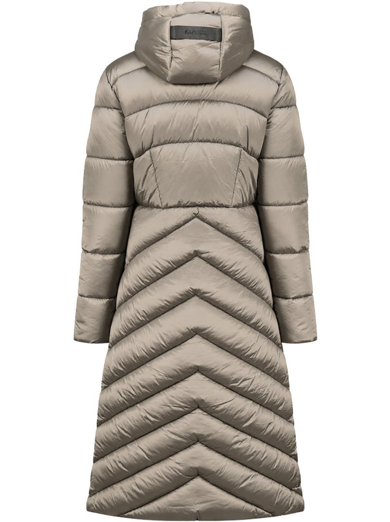 Parka lungo con cappuccio blancheoral long – kaporal Grigio chiaro - Kiabi