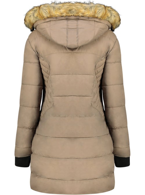 Parka lungo con cappuccio in pelliccia sintetica akapeak – canadian peak - Kiabi