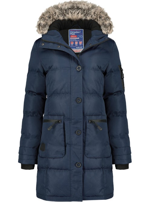 Parka lungo con cappuccio in pelliccia sintetica axelus – canadian peak - Kiabi Parka lungo con cappuccio in pelliccia sintetica axelus – canadian peak - Kiabi