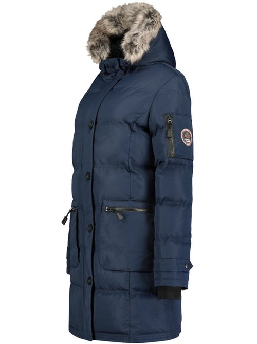 Parka lungo con cappuccio in pelliccia sintetica axelus – canadian peak - Kiabi Parka lungo con cappuccio in pelliccia sintetica axelus – canadian peak - Kiabi