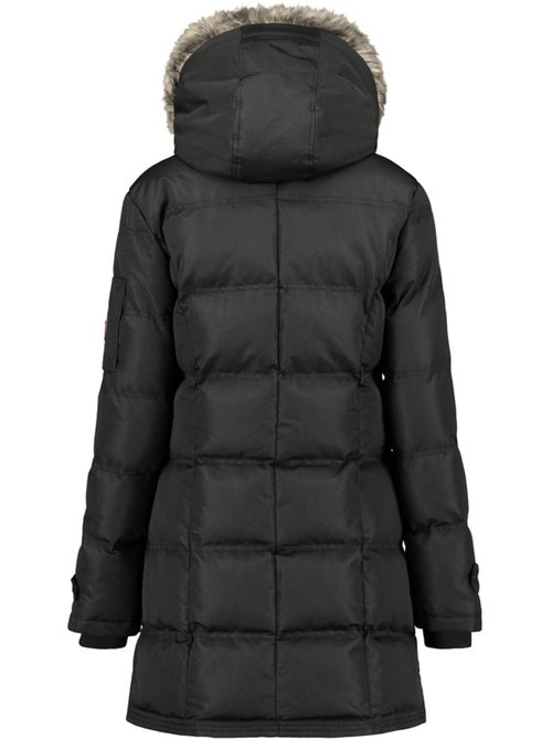 Parka lungo con cappuccio in pelliccia sintetica axelus – canadian peak - Kiabi