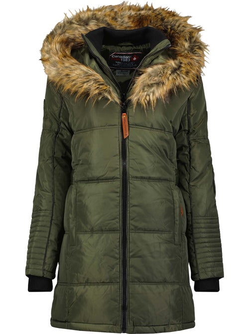 Parka lungo con cappuccio in pelliccia sintetica beauty – canadian peak - Kiabi Parka lungo con cappuccio in pelliccia sintetica beauty – canadian peak - Kiabi