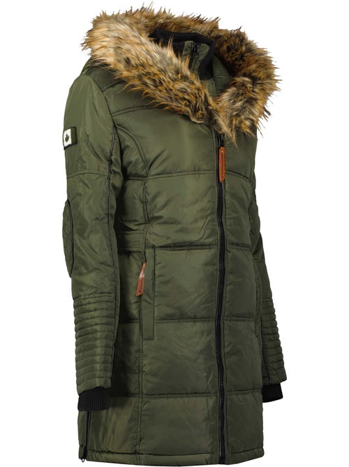 Parka lungo con cappuccio in pelliccia sintetica beauty – canadian peak - Kiabi Parka lungo con cappuccio in pelliccia sintetica beauty – canadian peak - Kiabi