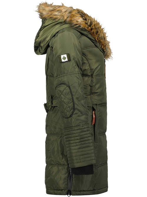 Parka lungo con cappuccio in pelliccia sintetica beauty – canadian peak - Kiabi Parka lungo con cappuccio in pelliccia sintetica beauty – canadian peak - Kiabi