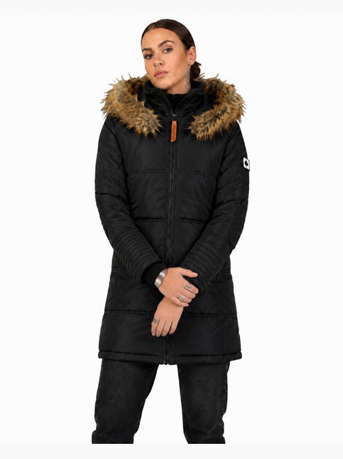 Parka lungo con cappuccio in pelliccia sintetica beauty – canadian peak - Kiabi Parka lungo con cappuccio in pelliccia sintetica beauty – canadian peak - Kiabi