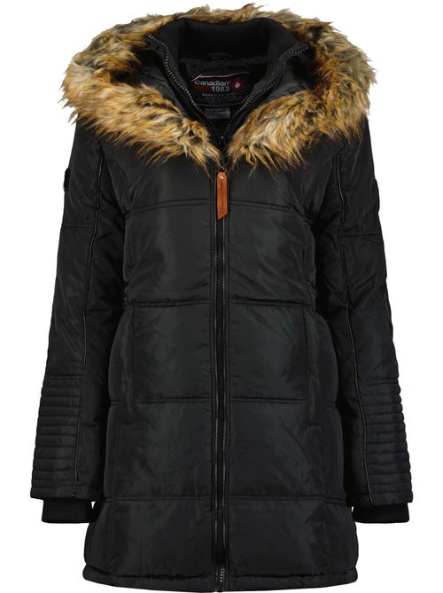 Parka lungo con cappuccio in pelliccia sintetica beauty – canadian peak - Kiabi Parka lungo con cappuccio in pelliccia sintetica beauty – canadian peak - Kiabi