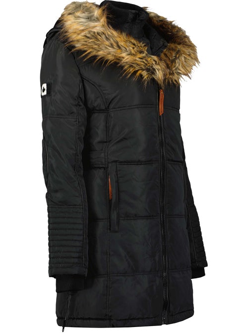 Parka lungo con cappuccio in pelliccia sintetica beauty – canadian peak - Kiabi Parka lungo con cappuccio in pelliccia sintetica beauty – canadian peak - Kiabi