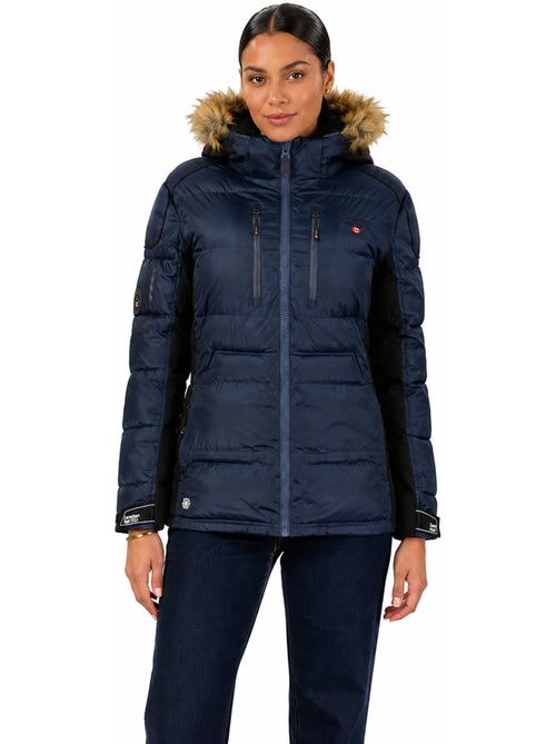 Parka lungo con cappuccio in pelliccia sintetica bersileak – canadian peak - Kiabi Parka lungo con cappuccio in pelliccia sintetica bersileak – canadian peak - Kiabi