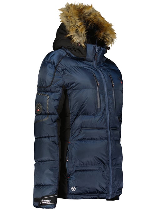 Parka lungo con cappuccio in pelliccia sintetica bersileak – canadian peak - Kiabi Parka lungo con cappuccio in pelliccia sintetica bersileak – canadian peak - Kiabi
