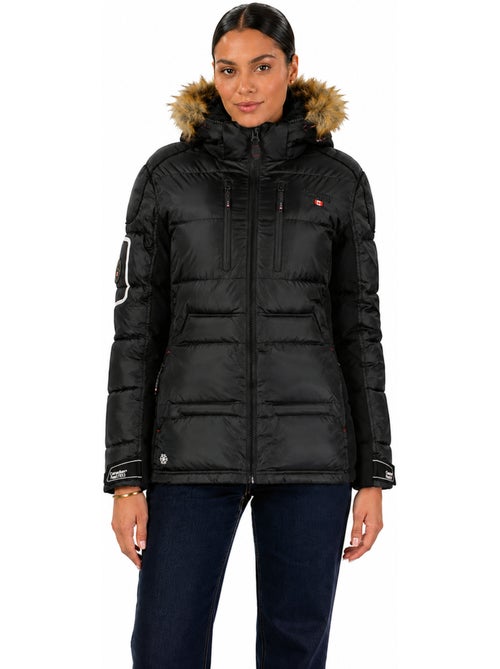 Parka lungo con cappuccio in pelliccia sintetica bersileak – canadian peak - Kiabi Parka lungo con cappuccio in pelliccia sintetica bersileak – canadian peak - Kiabi