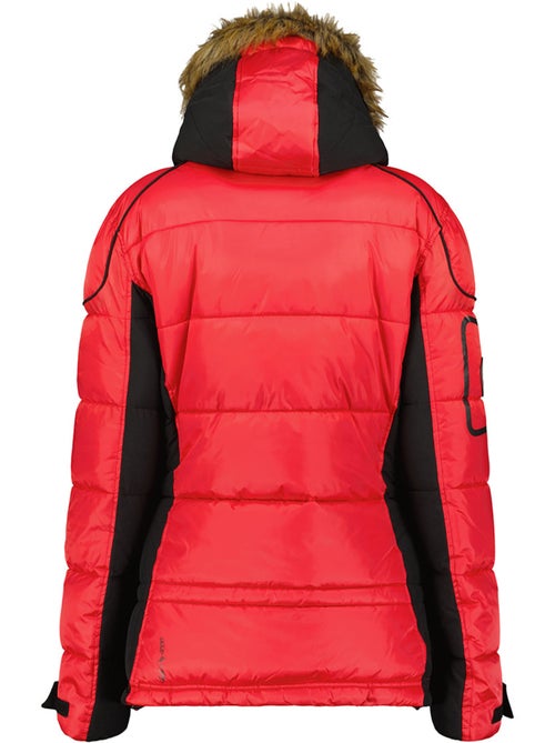 Parka lungo con cappuccio in pelliccia sintetica bersileak – canadian peak - Kiabi