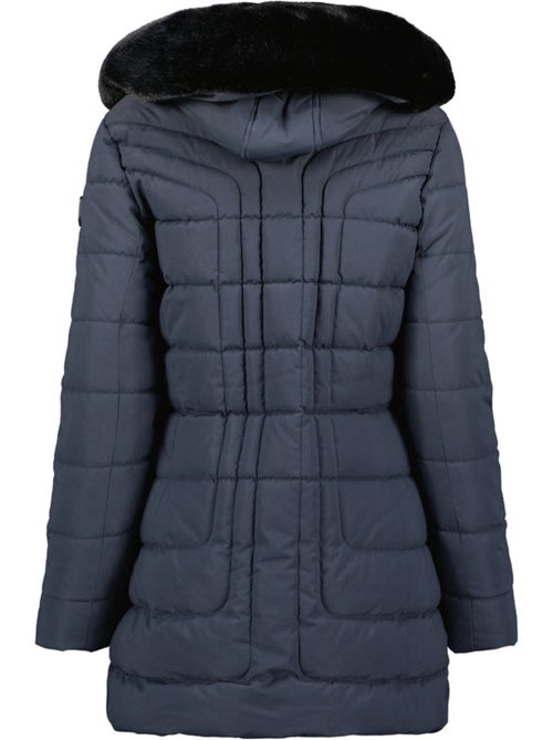Parka lungo con cappuccio in pelliccia sintetica braceleak – canadian peak - Kiabi