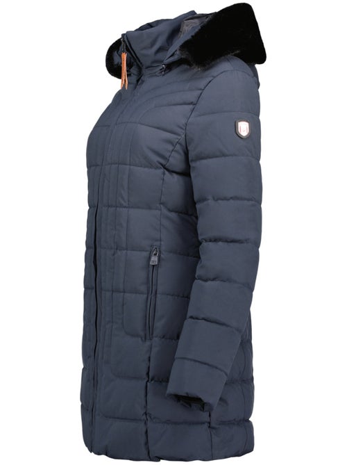 Parka lungo con cappuccio in pelliccia sintetica braceleak – canadian peak - Kiabi