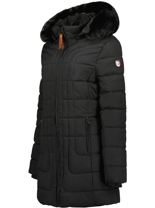 Parka lungo con cappuccio in pelliccia sintetica braceleak – canadian peak - Kiabi