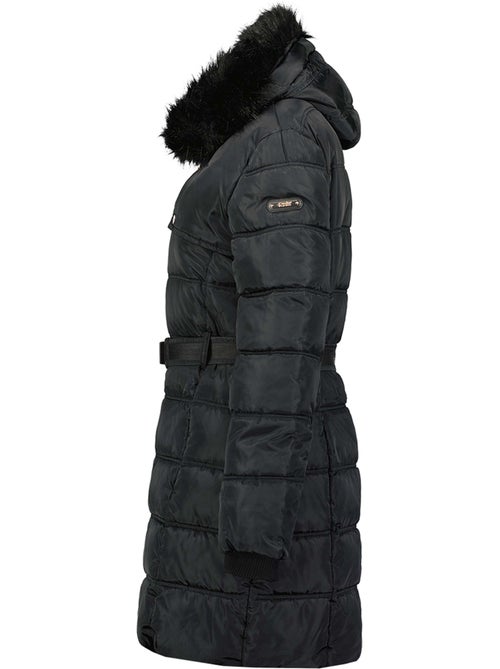 Parka lungo con cappuccio in pelliccia sintetica diamentereak – canadian peak - Kiabi