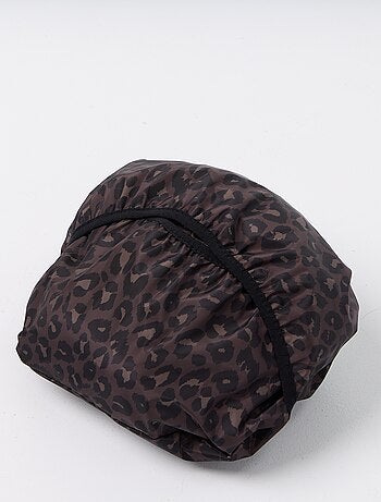 Parka lungo idrorepellente con cappuccio