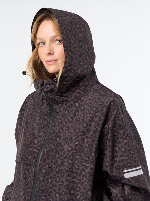 Parka lungo idrorepellente con cappuccio - Kiabi