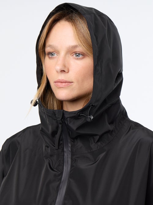 Parka lungo idrorepellente con cappuccio - Kiabi