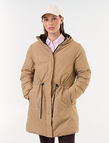 Parka lungo reversibile
