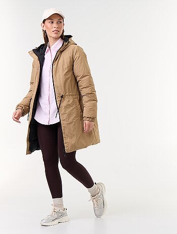Parka lungo reversibile