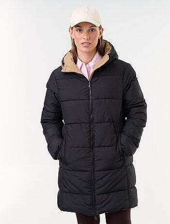 Parka lungo reversibile