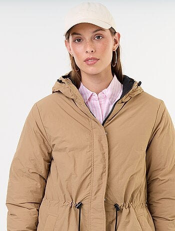 Parka lungo reversibile