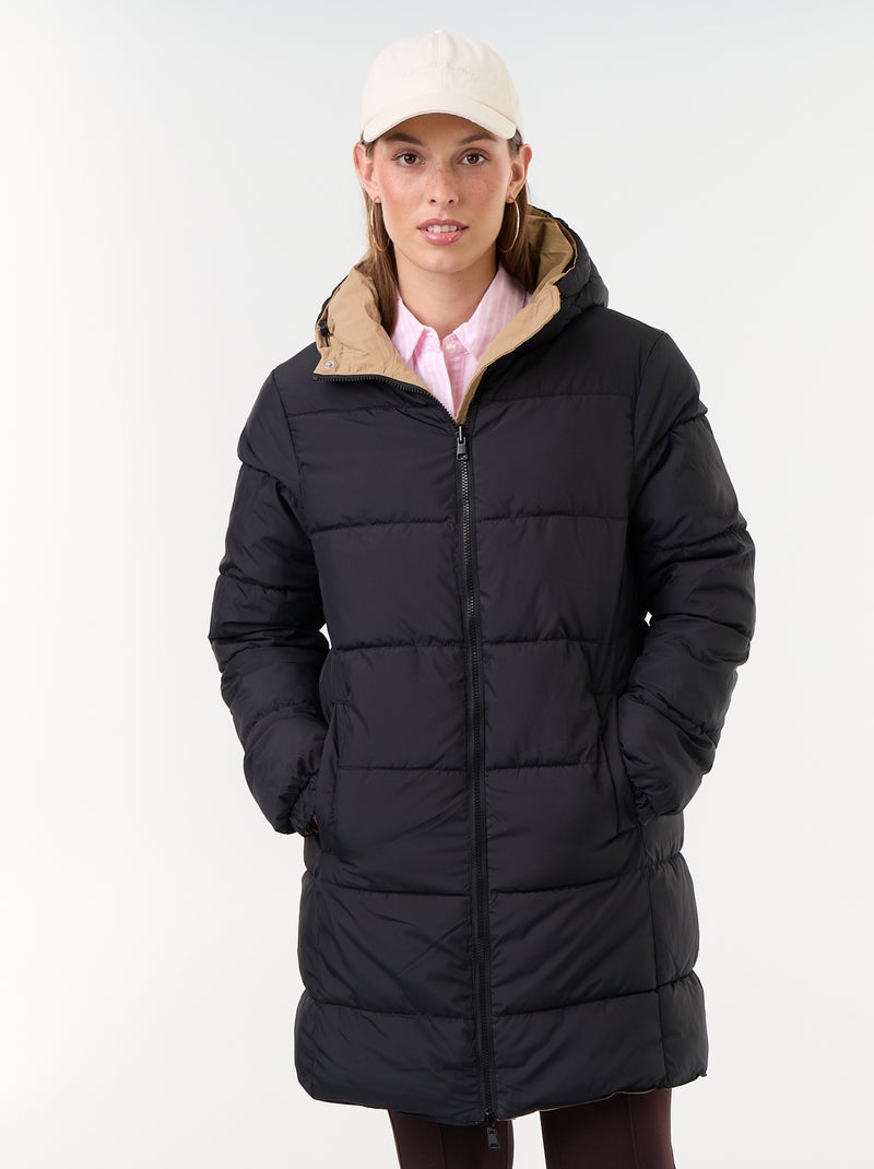 Parka lungo reversibile Beige - Kiabi