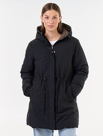 Parka lungo reversibile