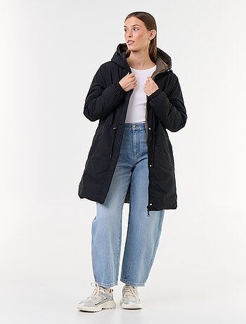 Parka lungo reversibile