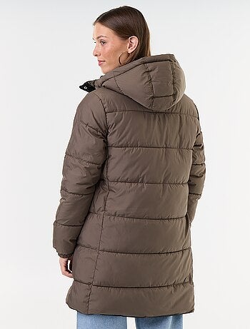 Parka lungo reversibile