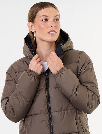 Parka lungo reversibile