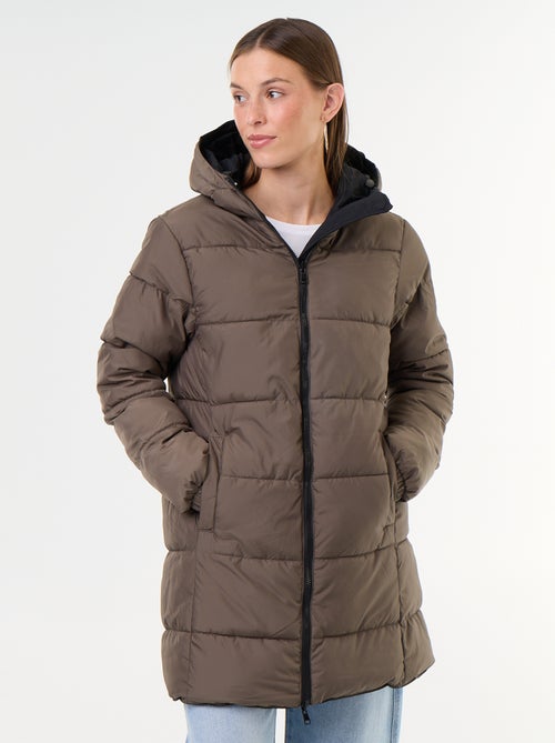 Parka lungo reversibile - Kiabi